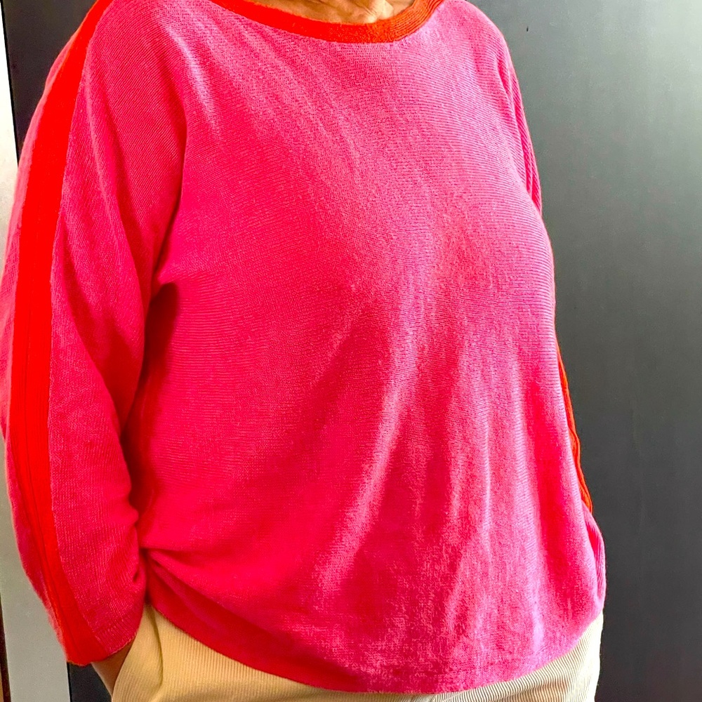 Eileen Fisher Sweater! Organic Linen 100%! Size L
